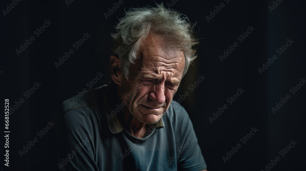 sad man, crying, looking down, desperate sad man, crying, looking down, desperate