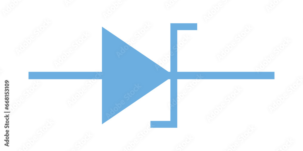 Zener diode symbol vector. physics resources for teachers and students. Zener diode symbol vector. physics resources for teachers and students.
