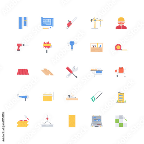 builder icon set