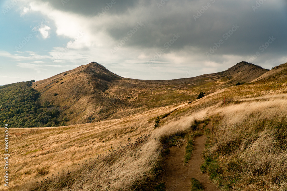 Polonina Wetlinska, Bieszczady mountain, Bieszczady National Park, Poland.