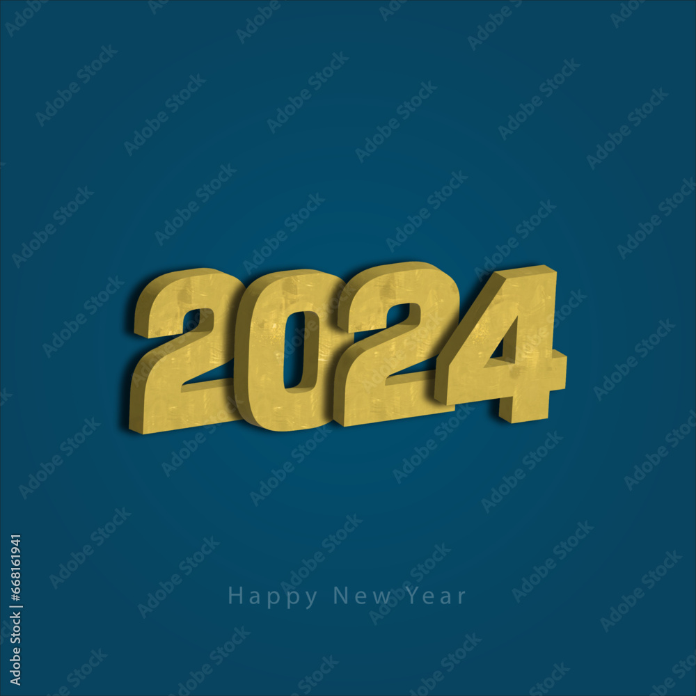2024 3D Text Design 2024 3D Text Design