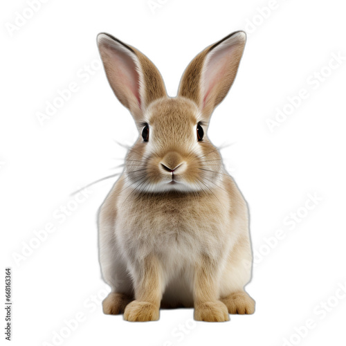 rabbit isolated on transparent or white background  png