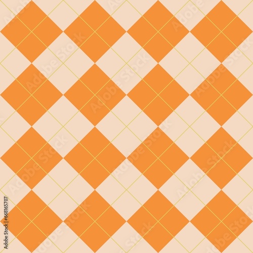 orange plaid texture
