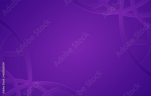 Purple 3d papercut line background template. Background template with an elegant design concept for banner, flayer.