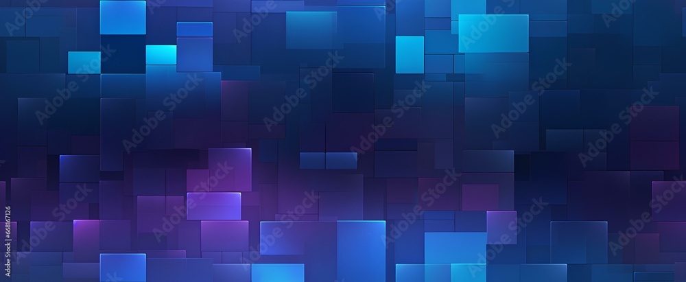 a seamless high tech data related UI pattern using purple and blue and gradients. futuristic technology virtual reality background wallpaper. generative AI