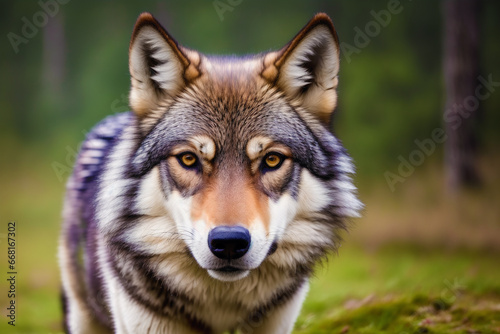 A bueatuful Wolf. Guardians of the Wilderness. Exploring the Realm of Wolves. Generative AI