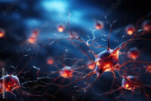 The Neural Network. Brain. Neurological and Mind Map.