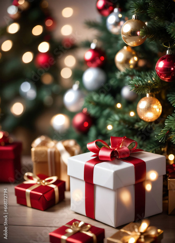 Photo of the Christmas box and Christmas tree  © Alchemysteria