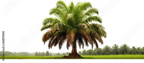 Abundant palm tree oil photo