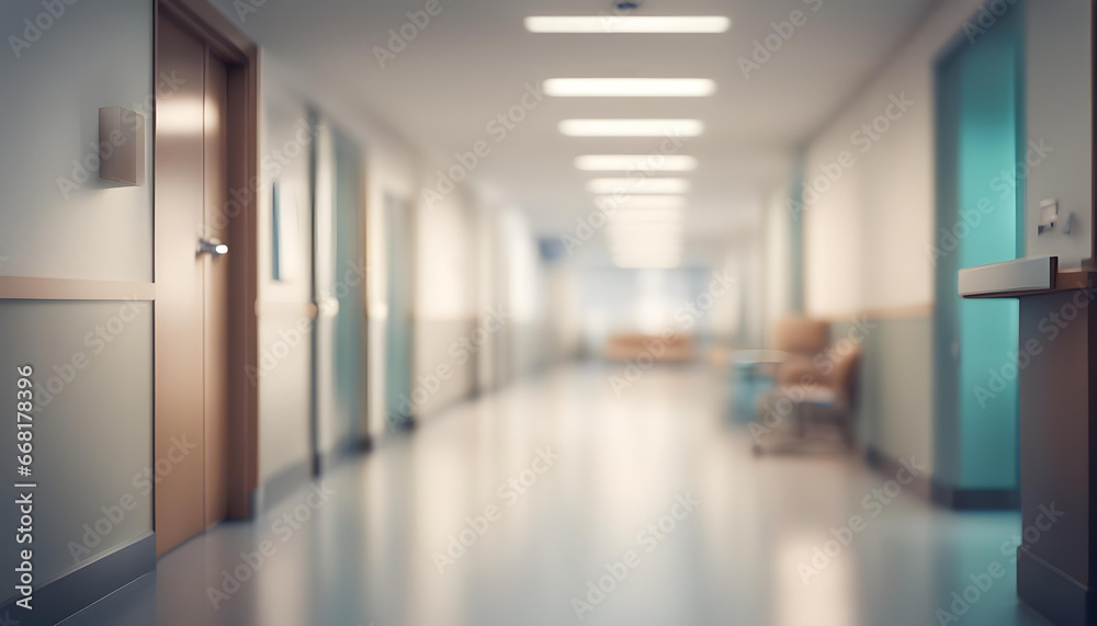 corridor in hospital corridor in hospital