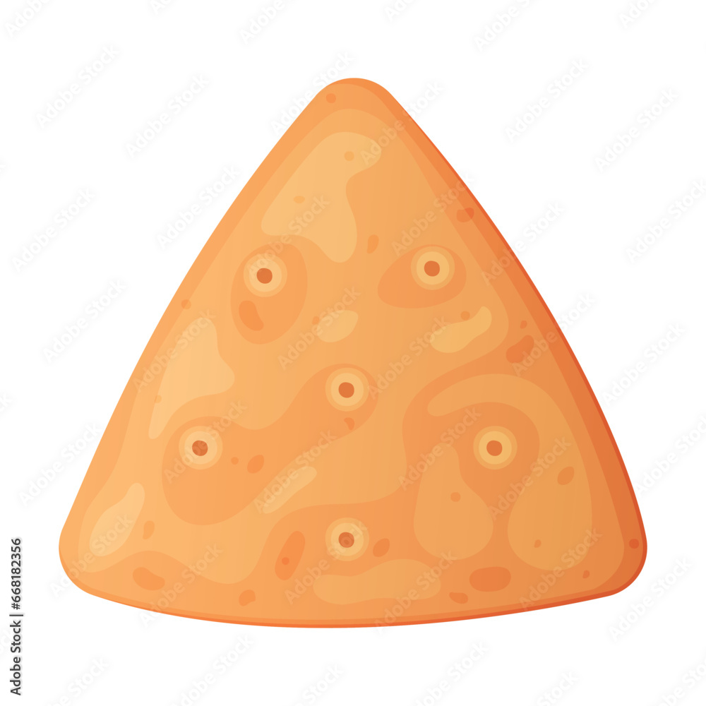 Crunchy Cracker Cookie as Dry Baked Flour Biscuit Vector Illustration Crunchy Cracker Cookie as Dry Baked Flour Biscuit Vector Illustration