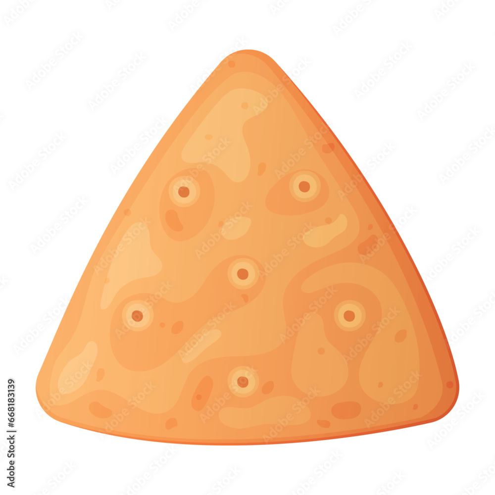 Crunchy Cracker Cookie as Dry Baked Flour Biscuit Vector Illustration Crunchy Cracker Cookie as Dry Baked Flour Biscuit Vector Illustration