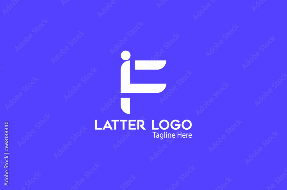 Monogram Latter, Company, business I F logo design	