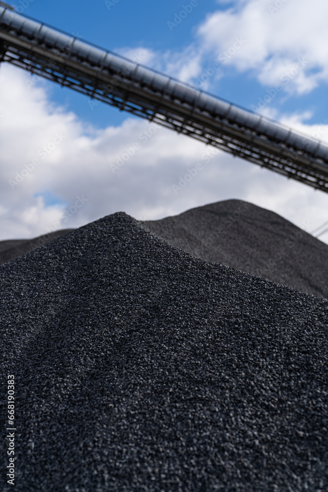 belt conveyors - aggregate transport - production