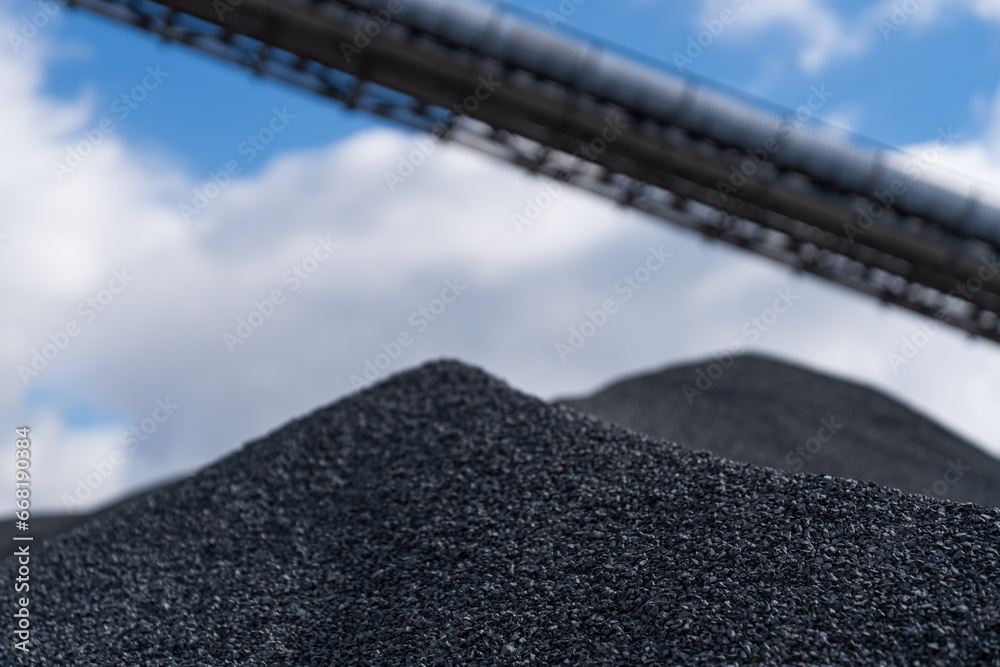 belt conveyors - aggregate transport - production