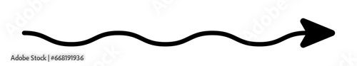 Straight long arrow vector icon