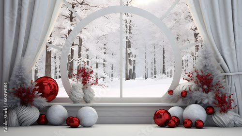 Christmas Ornaments Background