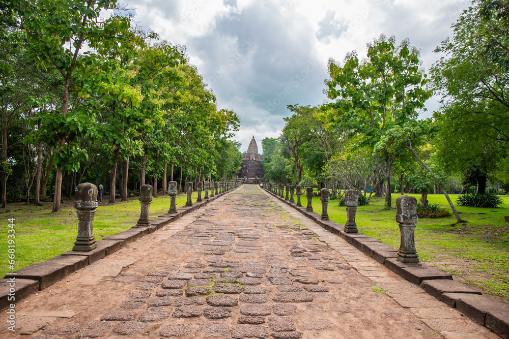 Phanom Rung Historical Park built by rock at Phanom Rung mountain buriram province, Attractions in Thailand