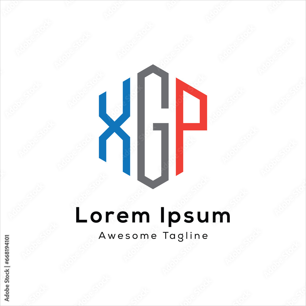 XGP letter logo design icon XGP letter logo design icon