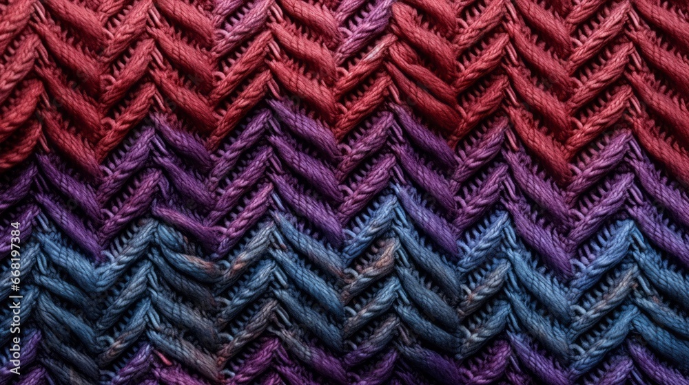 a macro close-up image of a knitted pattern texture, different colors and hues, filling the frame. Idea for a sweater or a scarf a macro close-up image of a knitted pattern texture, different colors and hues, filling the frame. Idea for a sweater or a scarf