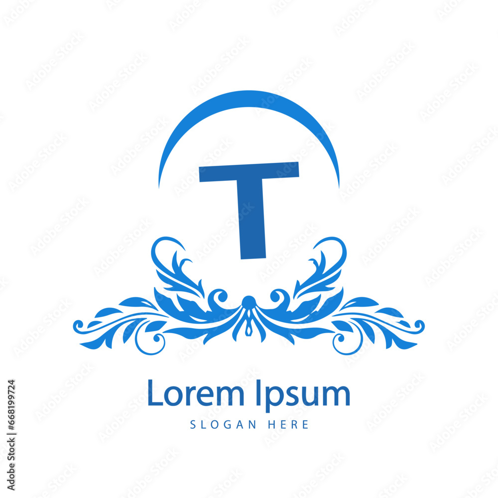 letter calligraphic Minimal monogram emblem style vector logo letter calligraphic Minimal monogram emblem style vector logo