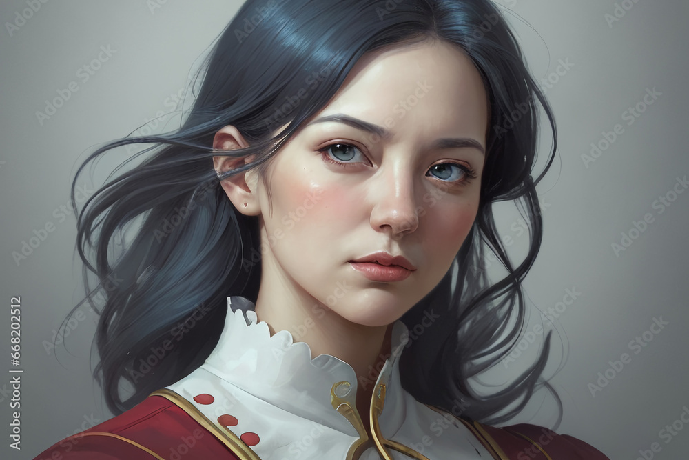 portrait of a woman portrait of a woman