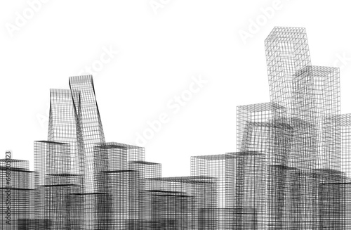 city skyscrapers