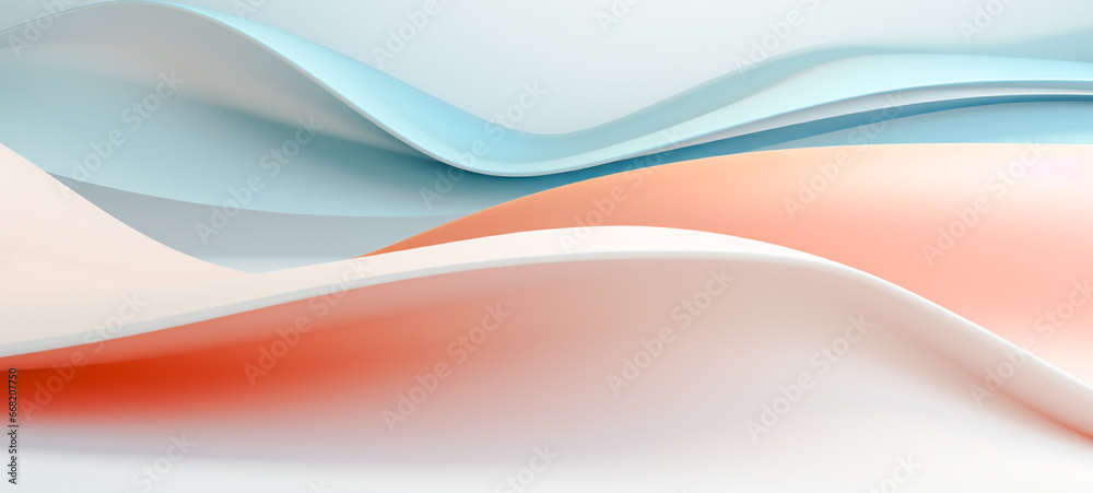 Obraz premium Abstract wave colorful business background. The wave is vibrant, For art texture, presentation design or web design and web background. Generative AI.