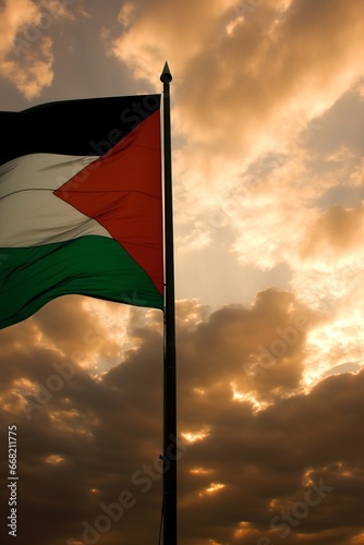 Palestine flag photo © SobrevolandPatagonia