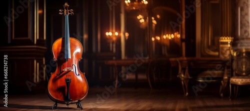 Foto violin classical instrument Generative AI