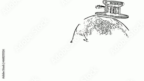 the whiteboard animation video of apple