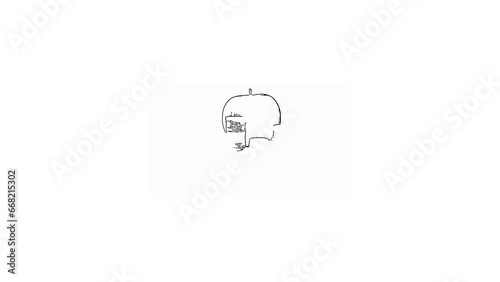 the whiteboard animation video of apple