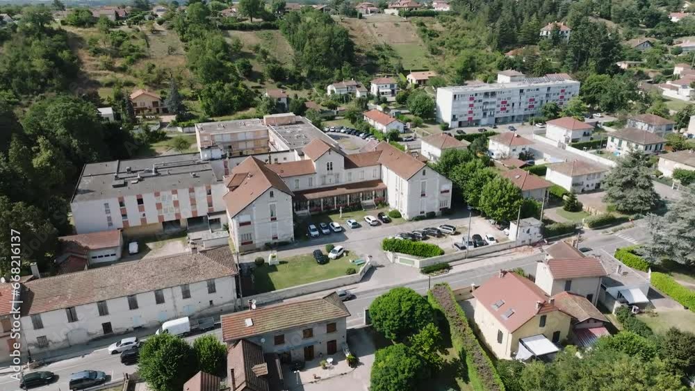 Ancien hôpital français vu du ciel