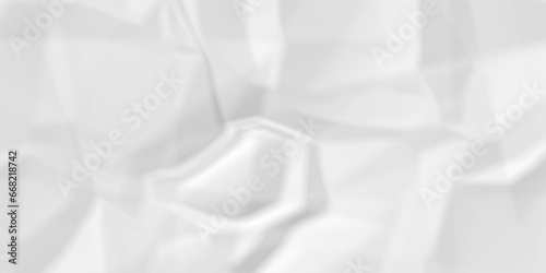 	
Crumpled paper texture and White crumpled paper texture crush paper so that it becomes creased and wrinkled. Old white crumpled paper sheet background texture.	
