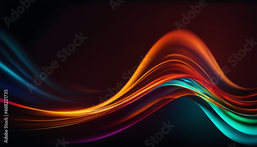 colorful abstract background with a black background