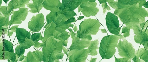 green leaves wallpaper