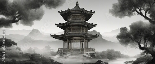pagoda wallpaper