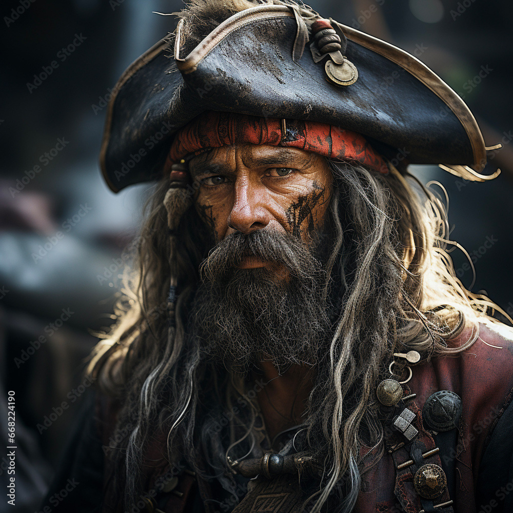 portrait of a pirate