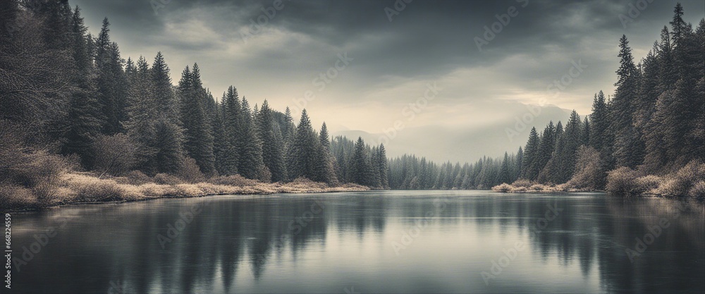 Fototapeta premium river wallpaper