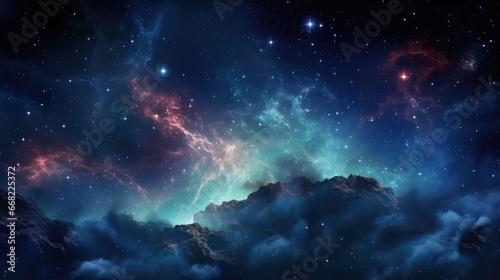 Beautiful cosmic background for artistic creations