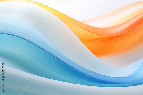 Abstract Colorful Wave background, ai generated. High detailed, windows wallpaper.