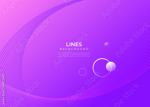 Abstract wave lines background