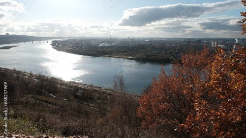 Autumn city central park 