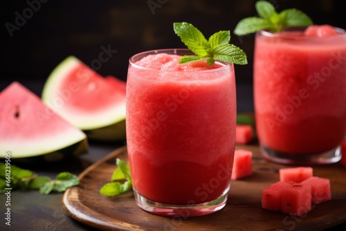 Savor the Sweetness of Summer with a Chilled Glass of Watermelon Slush