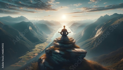 Mountain Top Meditation photo