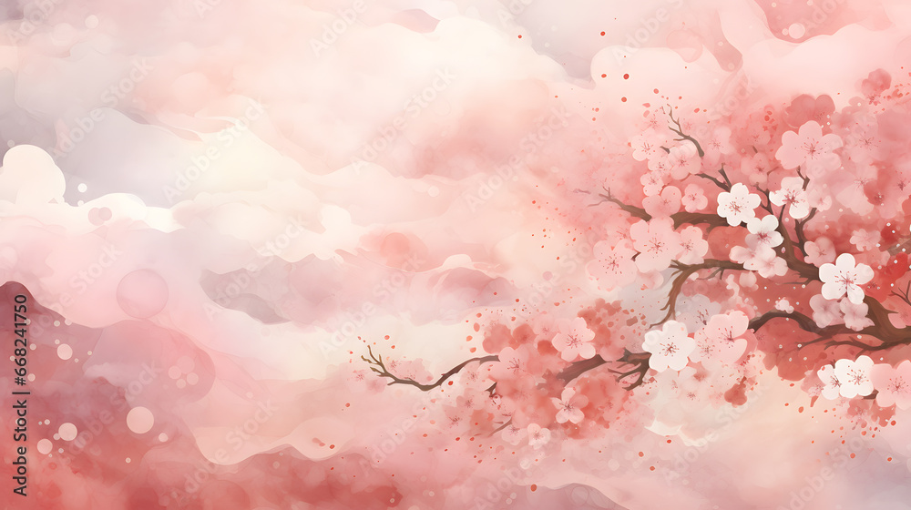 Cherry blossom background. Sakura spring flower background. Japanese style. Cherry blossom background. Sakura spring flower background. Japanese style.