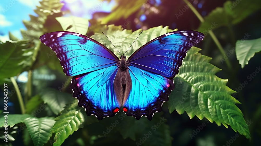 Blue Morpho Butterfly: A Dazzling Iridescent Beauty Blue Morpho Butterfly: A Dazzling Iridescent Beauty