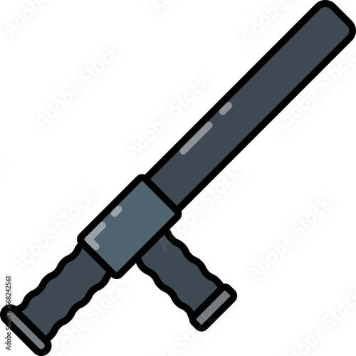 Baton line icon