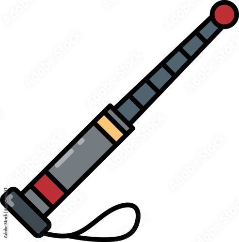 Baton line icon