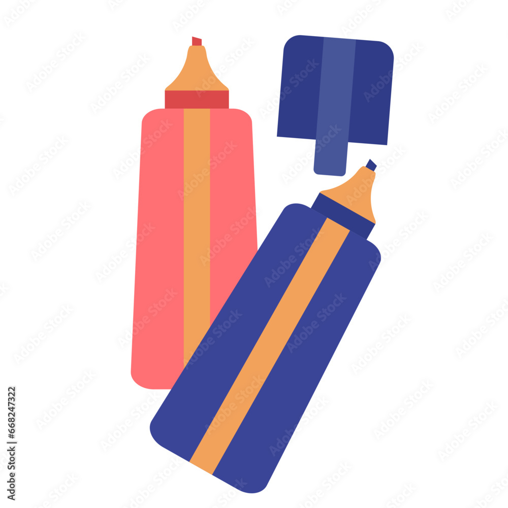 school supplies vector